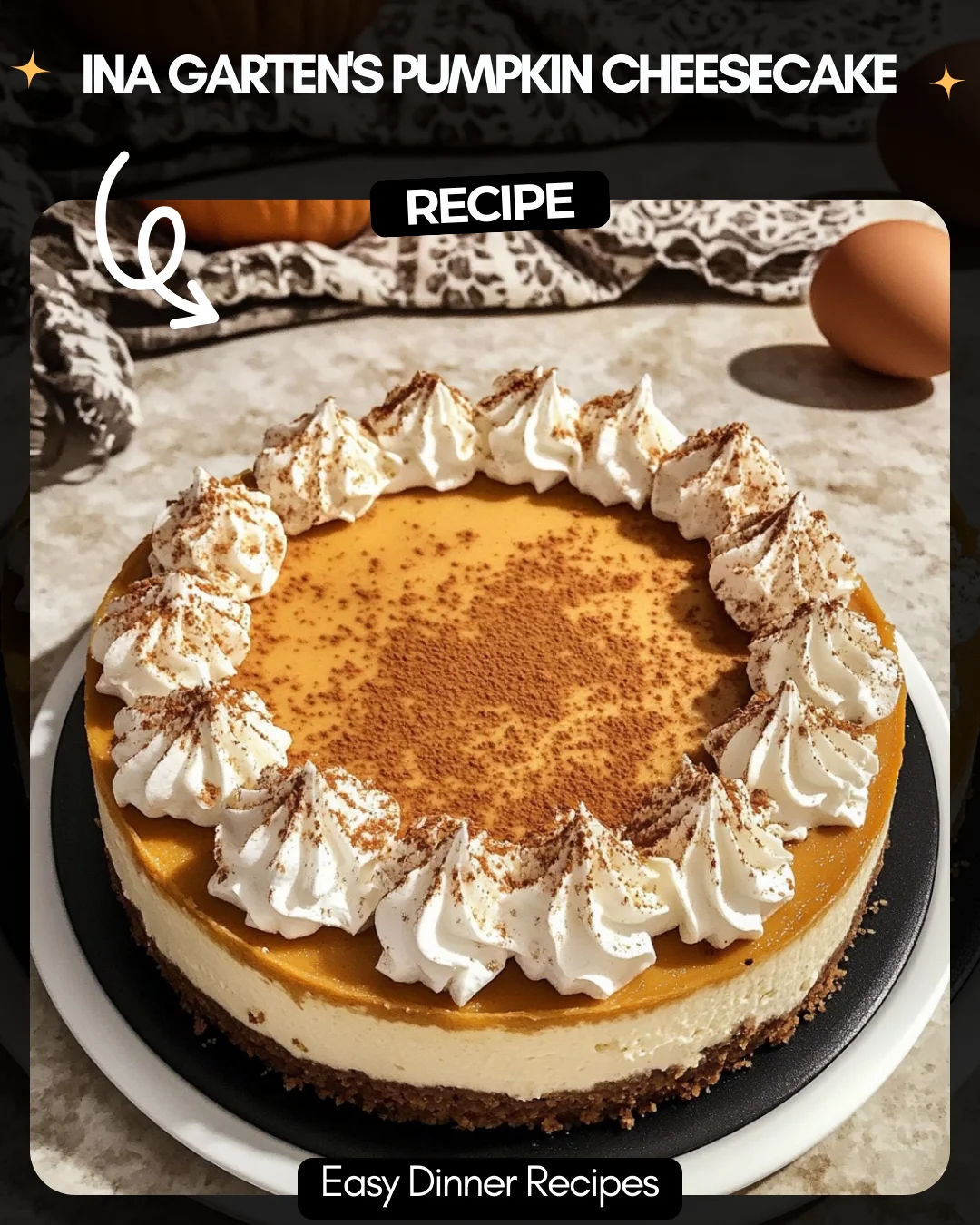 Ina Garten’s Pumpkin Cheesecake