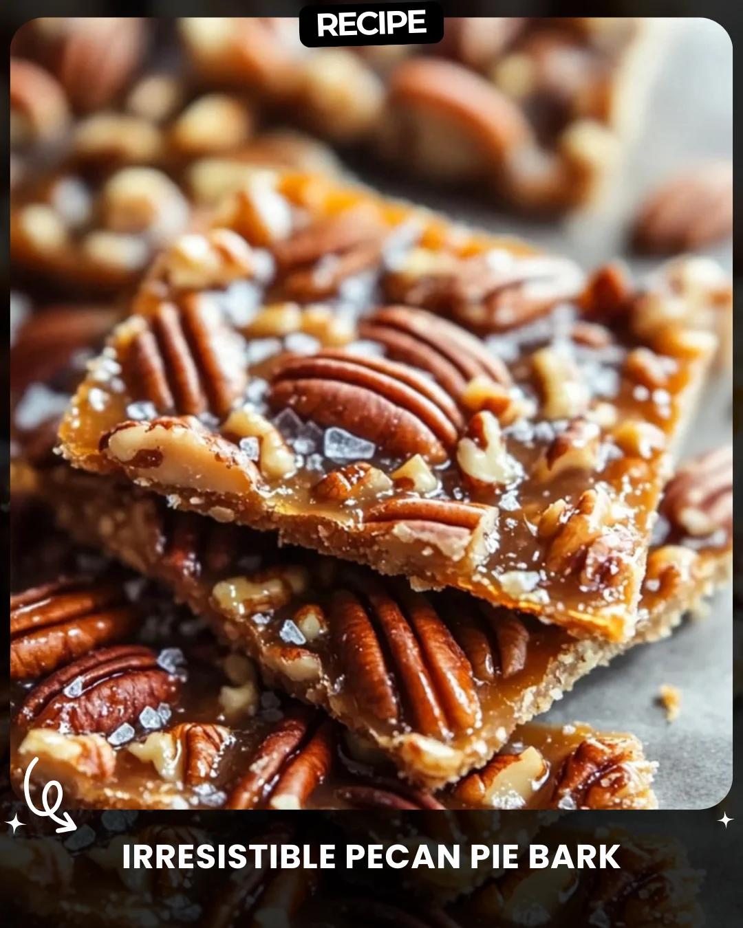 Irresistible Pecan Pie Bark