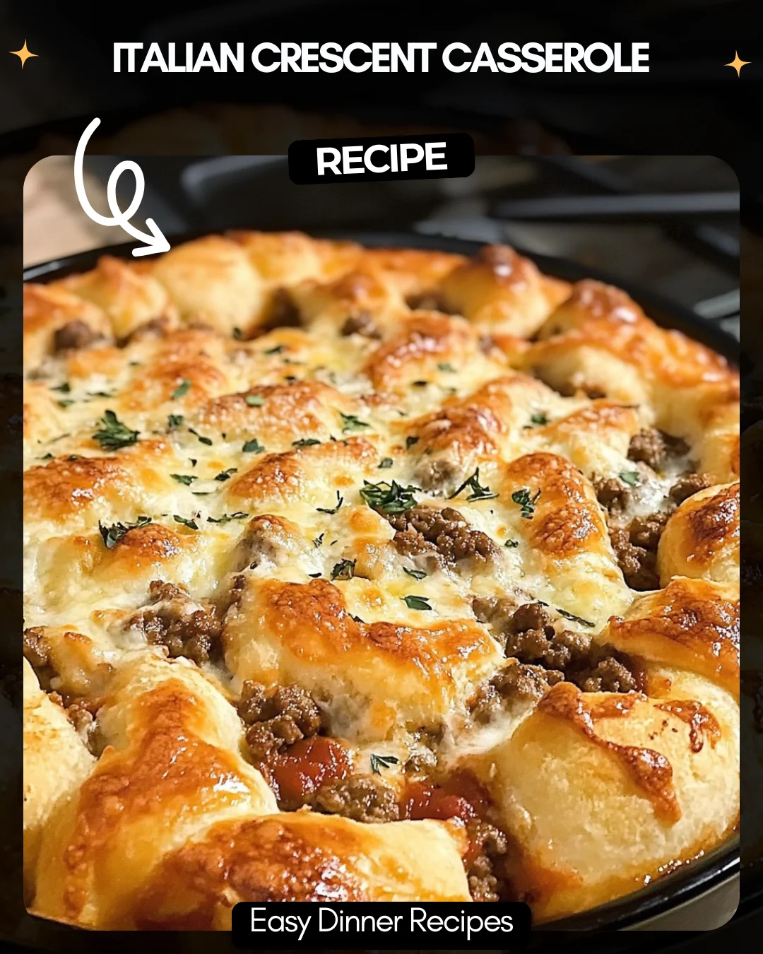 Italian Crescent Casserole