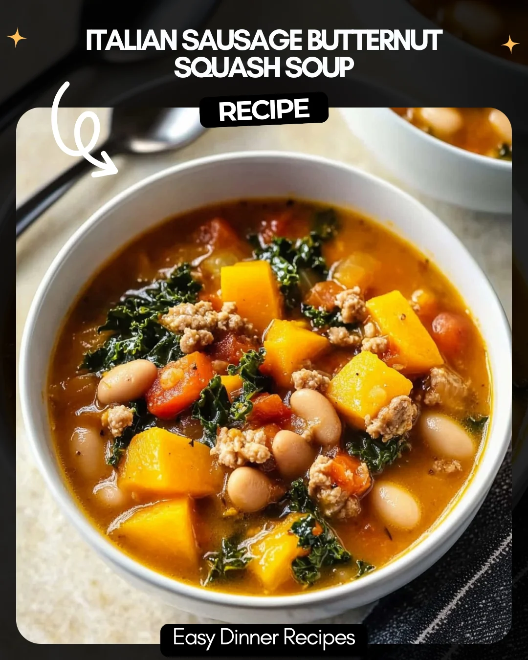Italian Sausage Butternut Squash Soup
