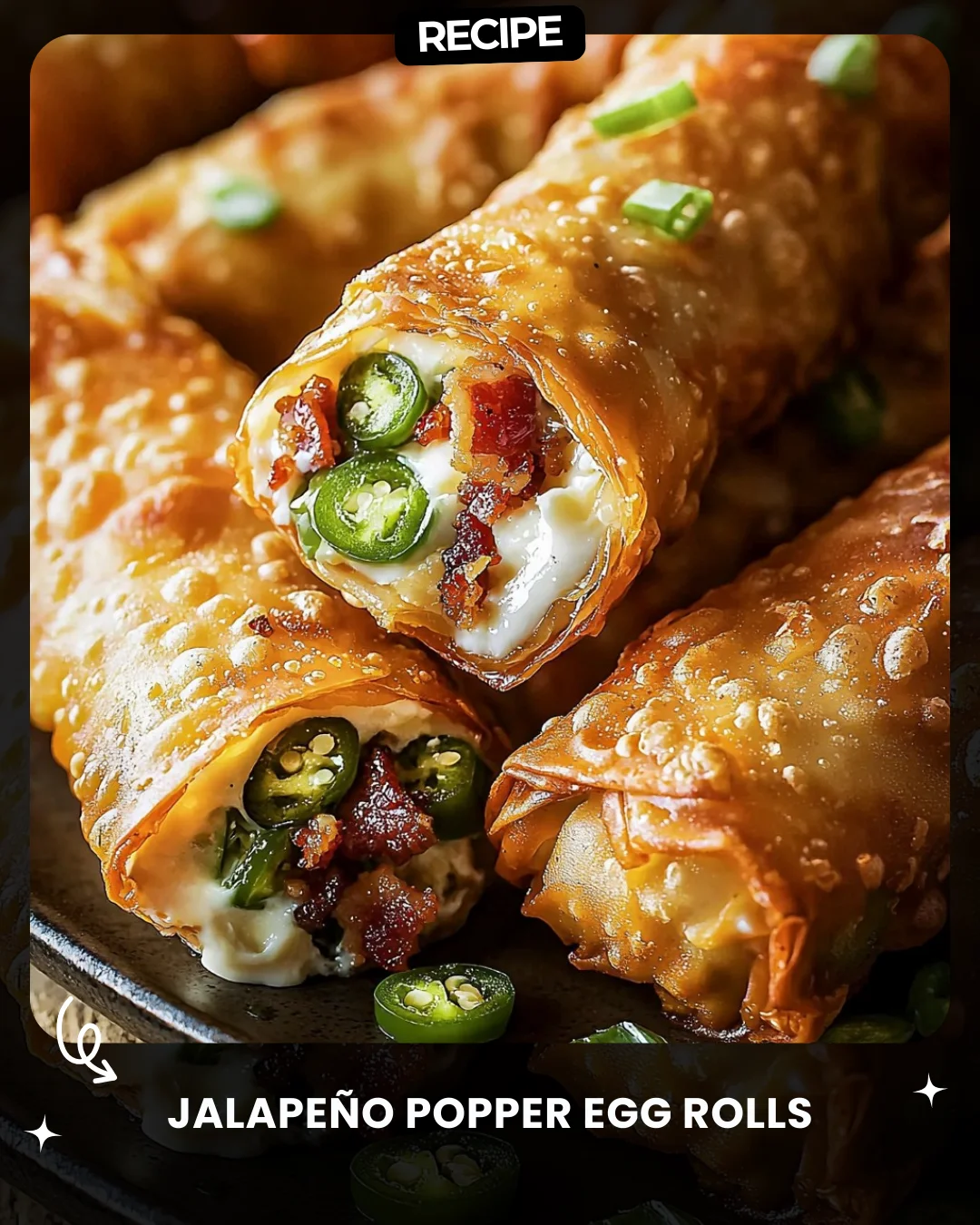 Jalapeño Popper Egg Rolls