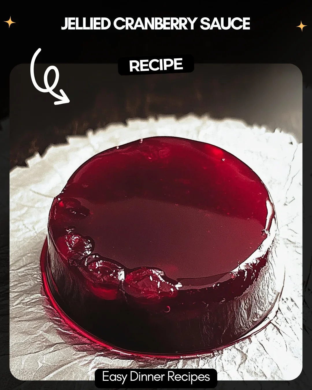 Jellied Cranberry Sauce