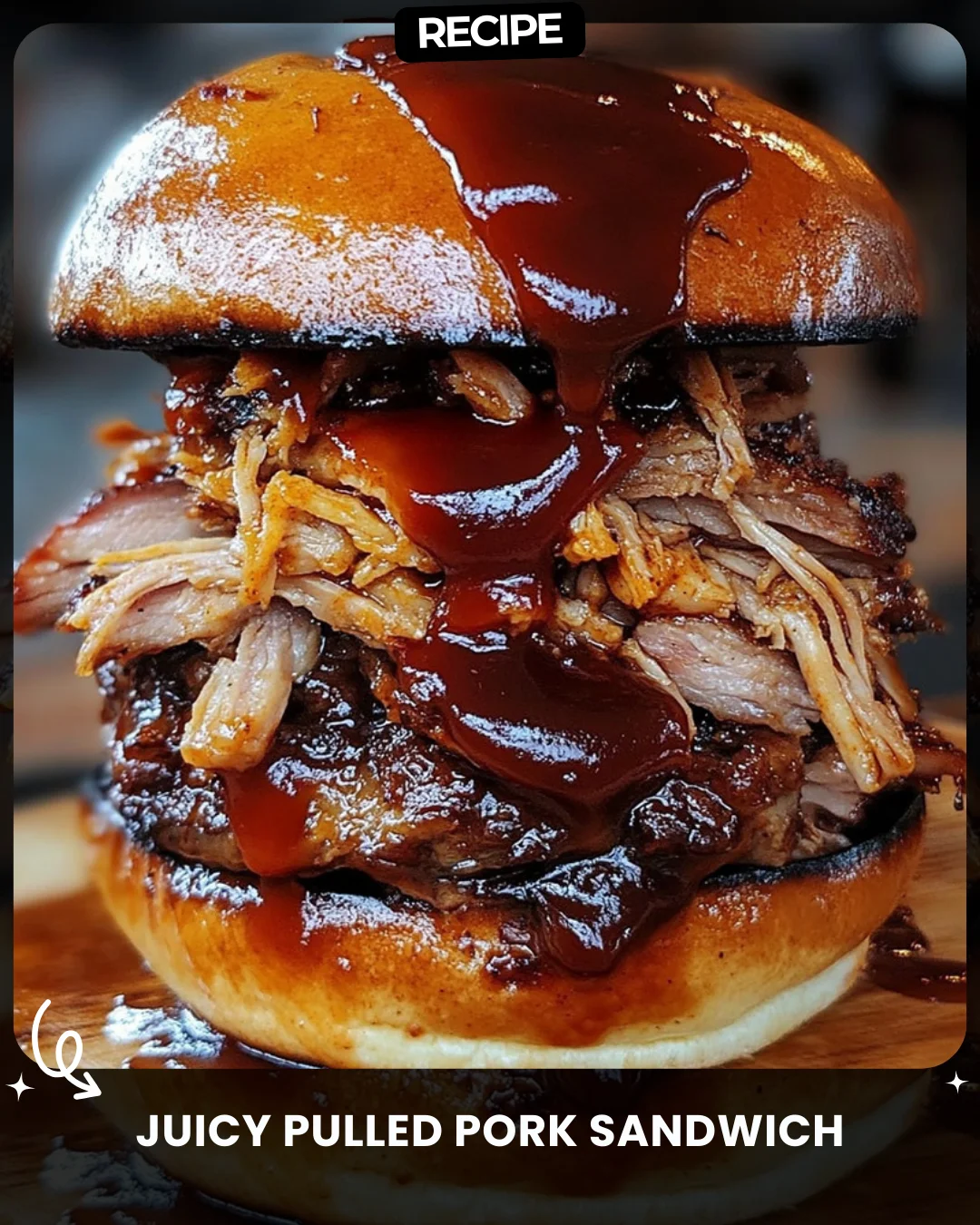 Juicy Pulled Pork Sandwich