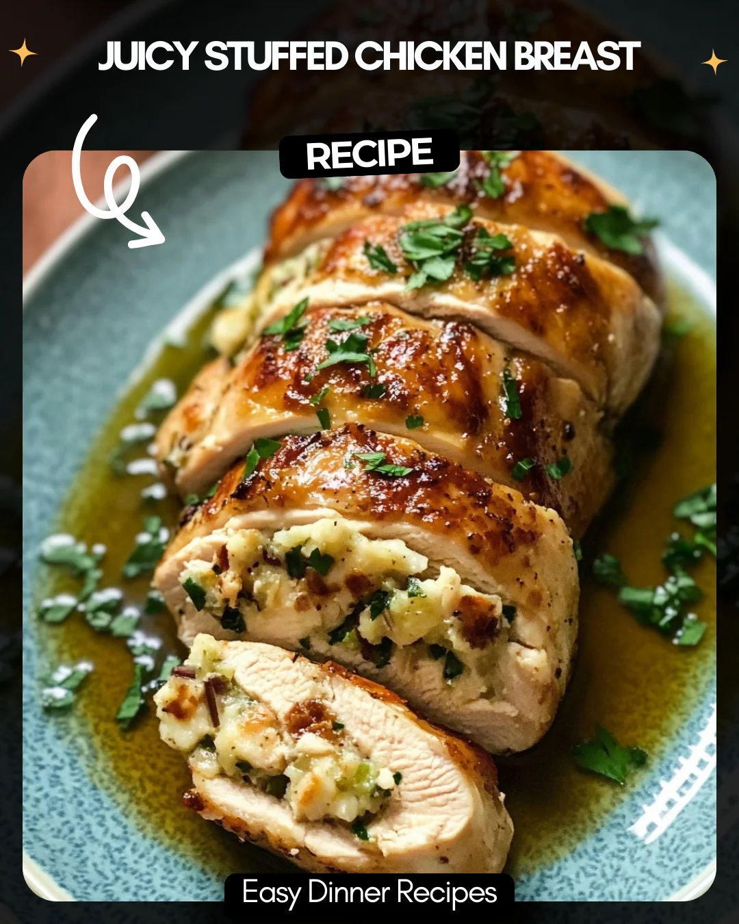 Juicy Stuffed Chicken Breast