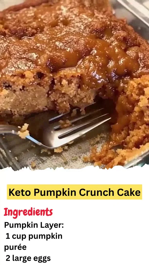 Keto Pumpkin Crunch Cake