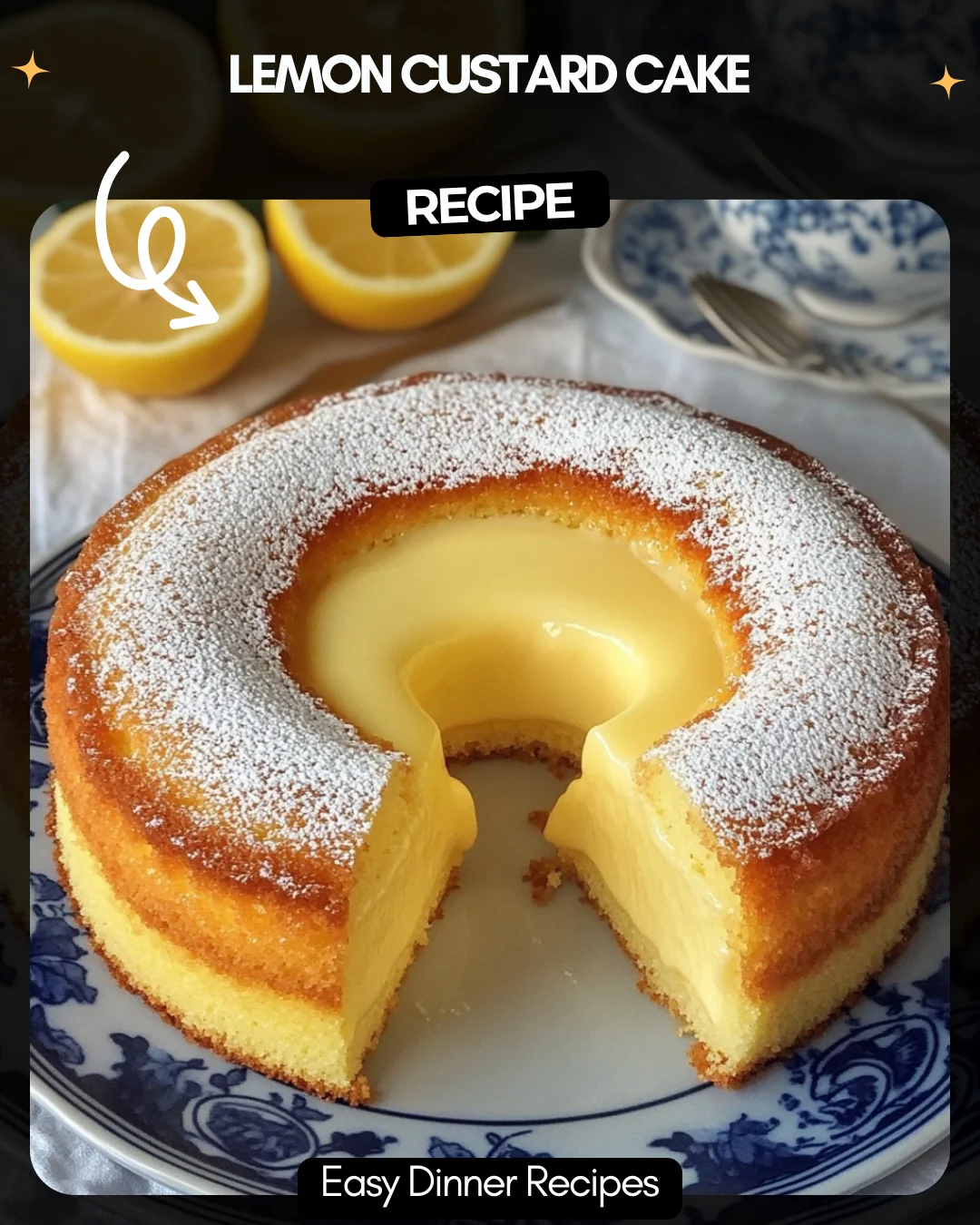 Lemon Custard Cake