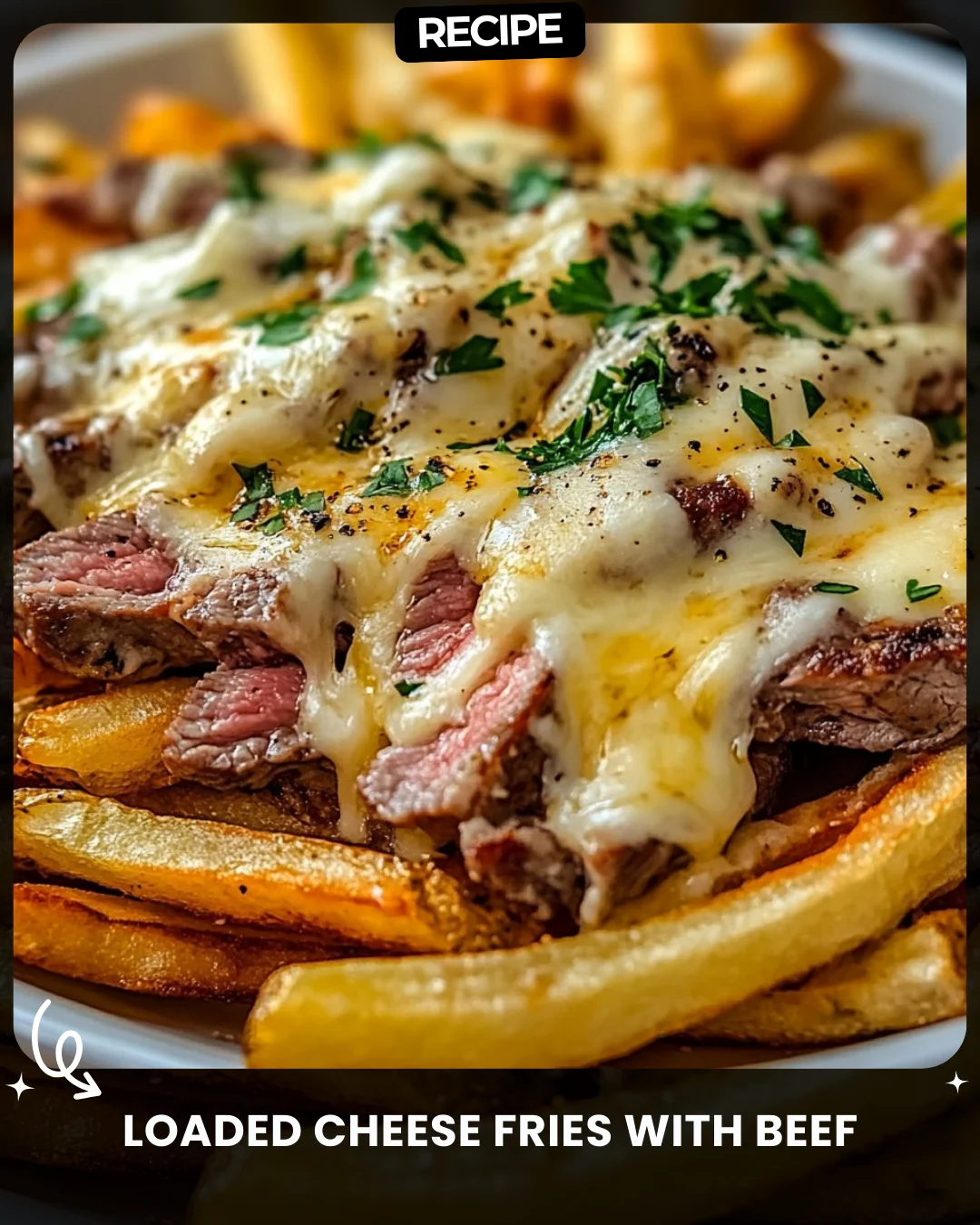Loaded Cheese Fries with Beef