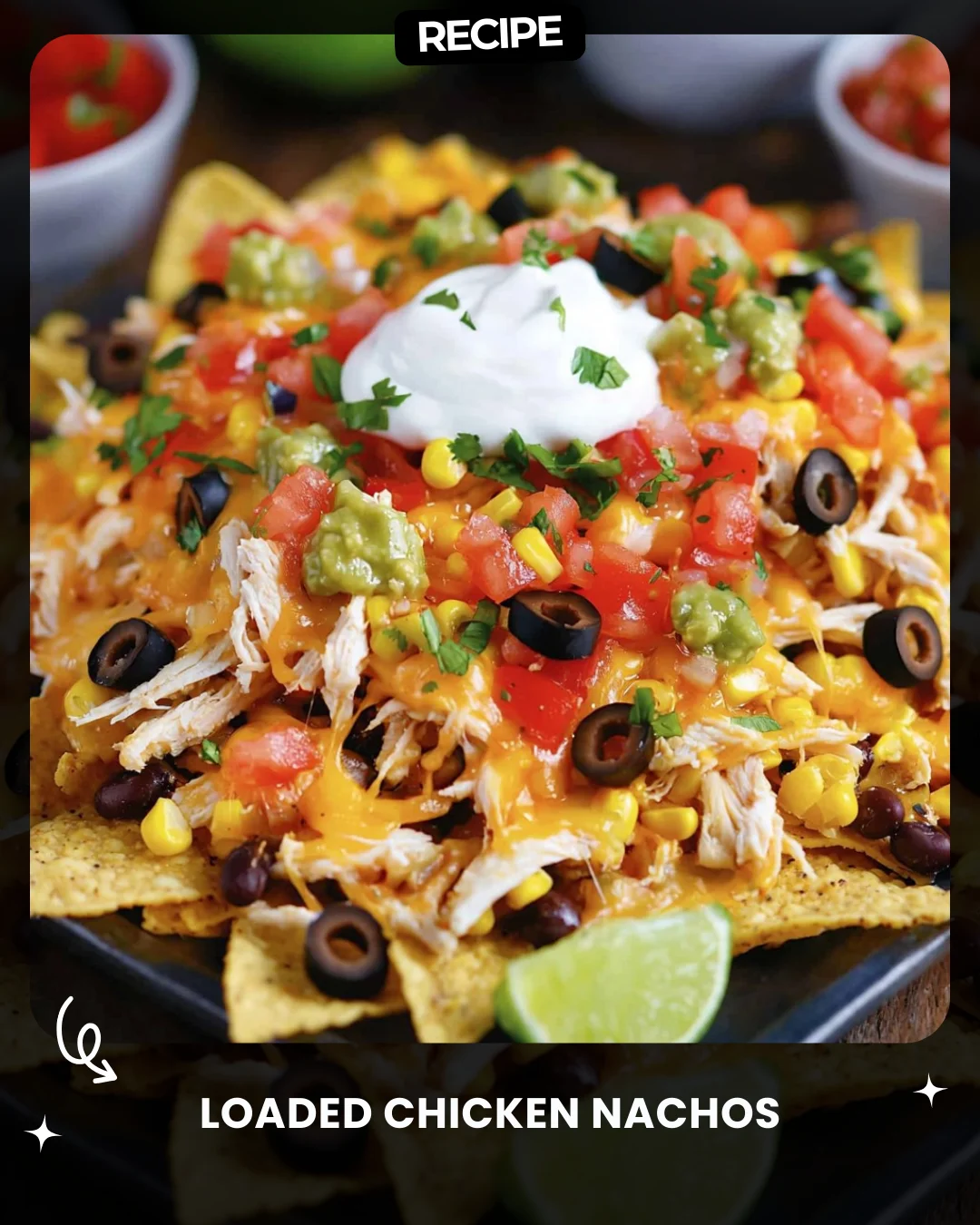 Loaded Chicken Nachos