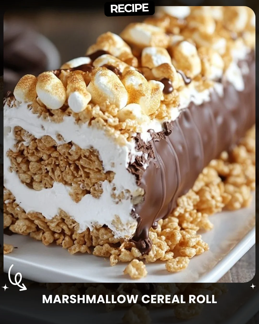 Marshmallow Cereal Roll