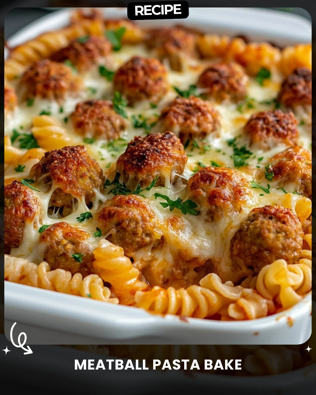 Meatball Pasta Bake