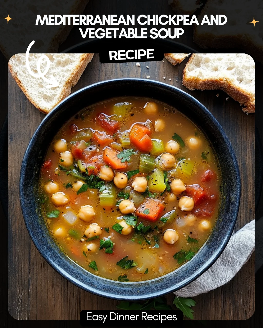 Mediterranean Chickpea and Vegetable Soup