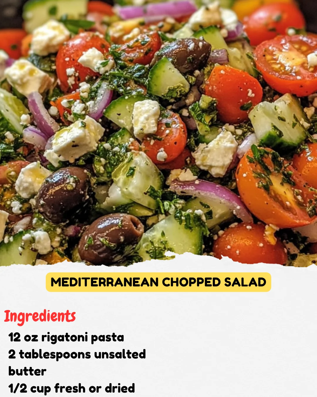 Mediterranean Chopped Salad