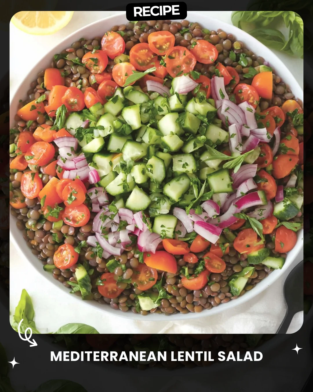 Mediterranean Lentil Salad