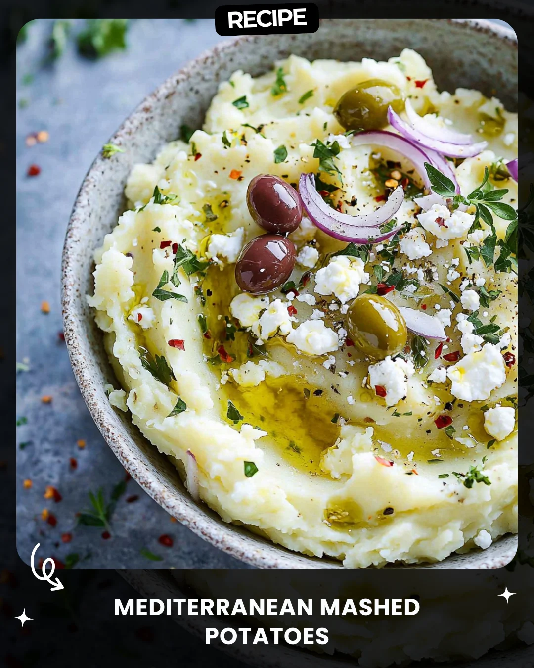 Mediterranean Mashed Potatoes