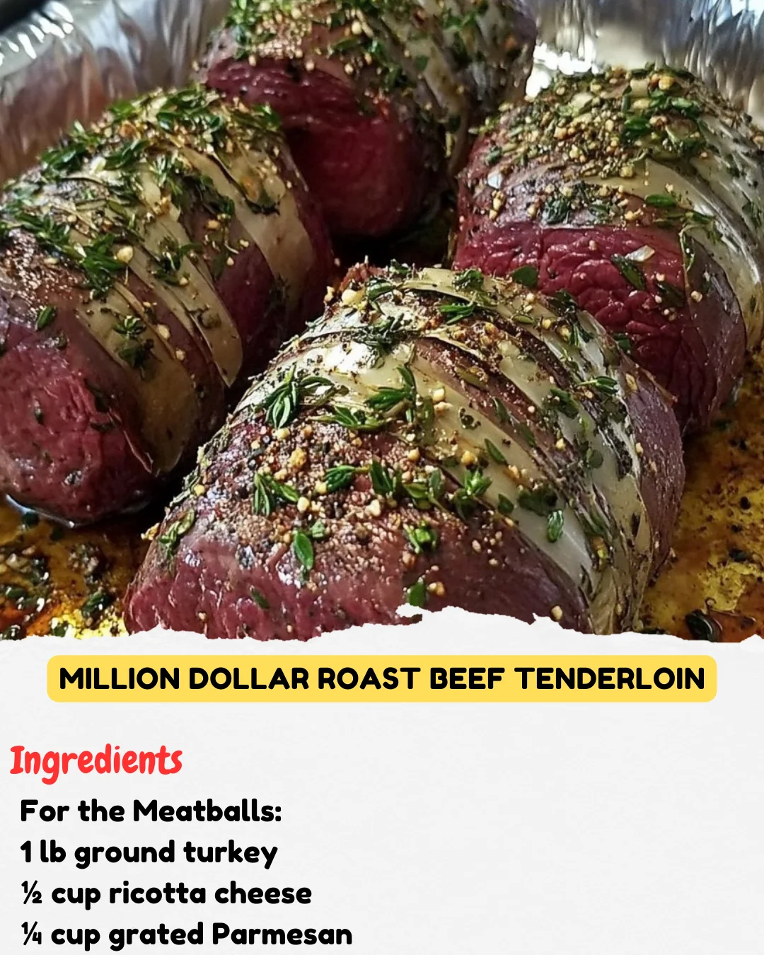 Million Dollar Roast Beef Tenderloin