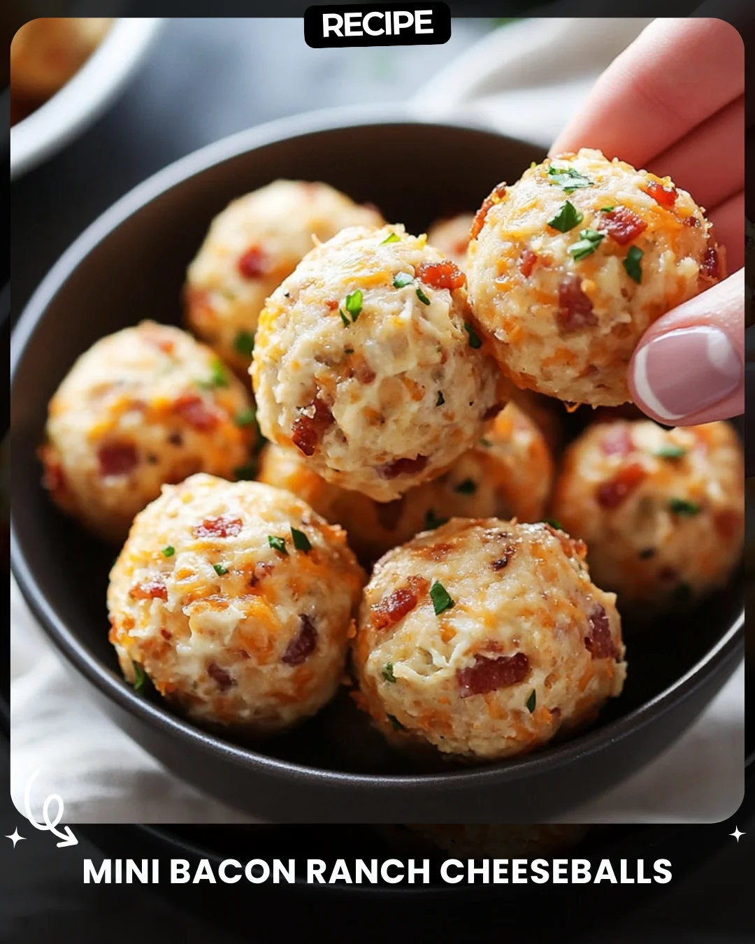 Mini Bacon Ranch Cheeseballs