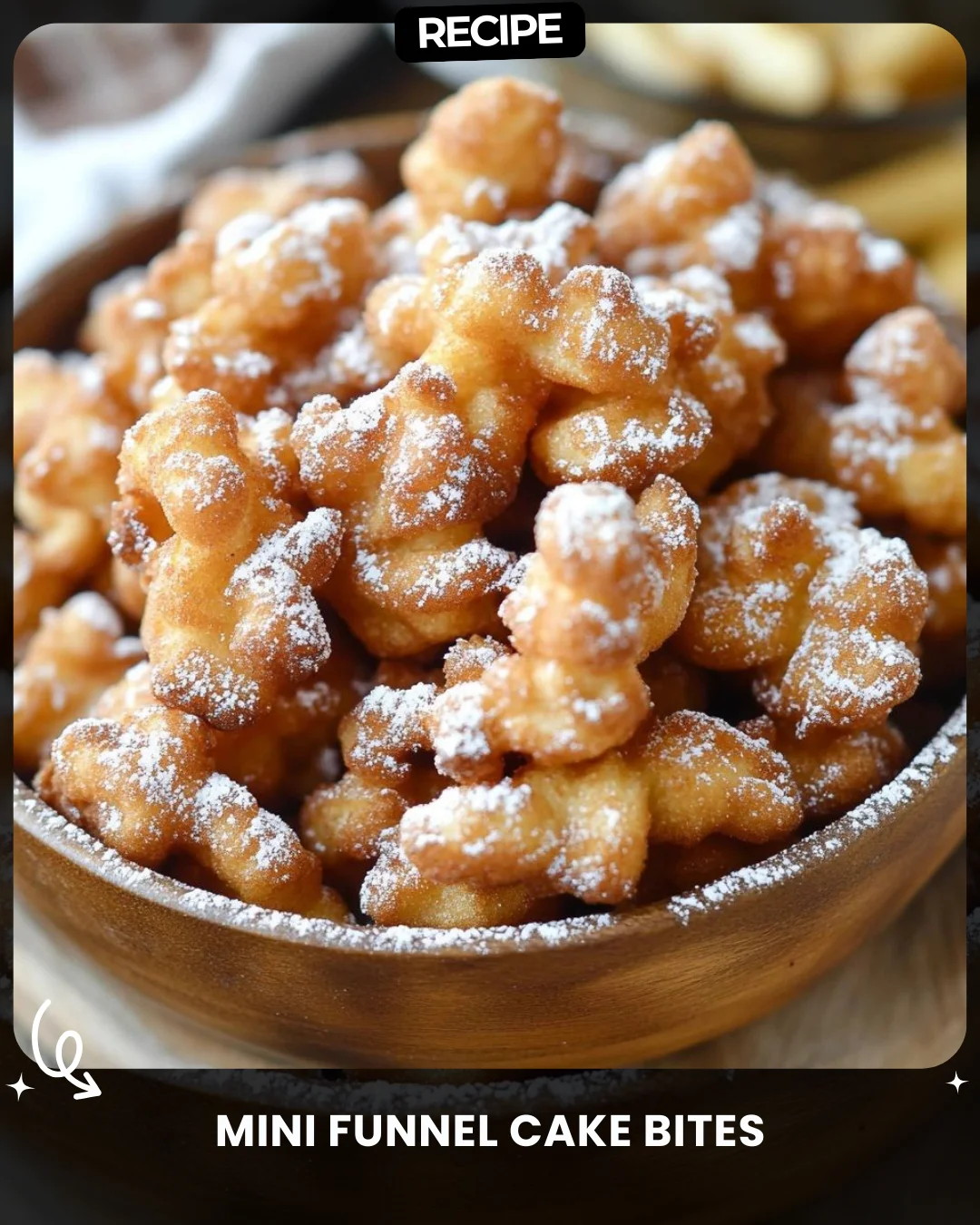 Mini Funnel Cake Bites