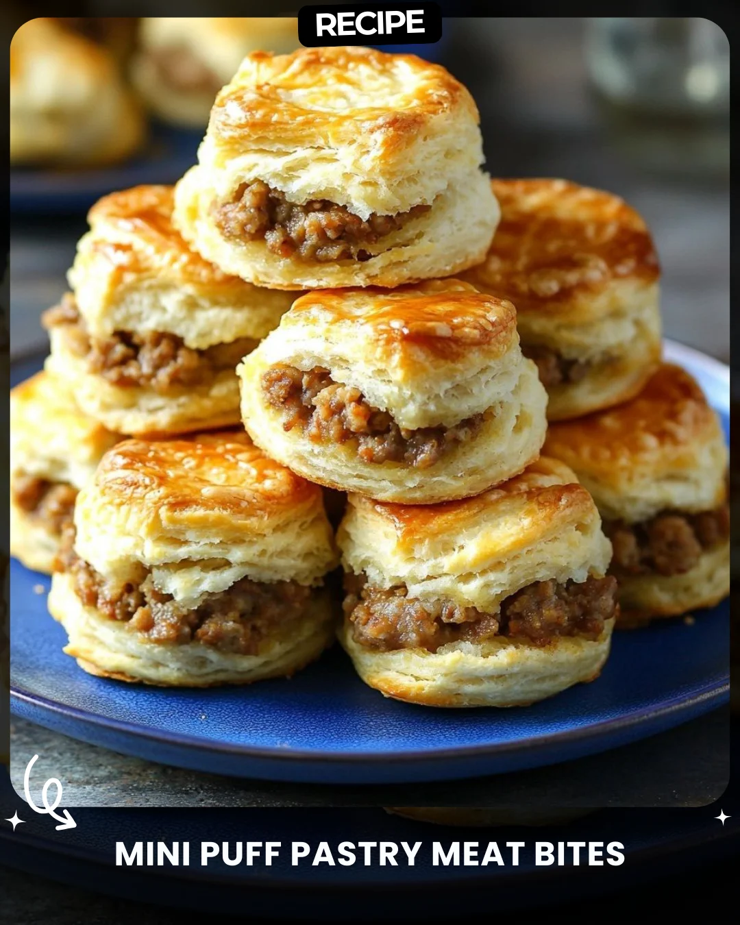 Mini Puff Pastry Meat Bites