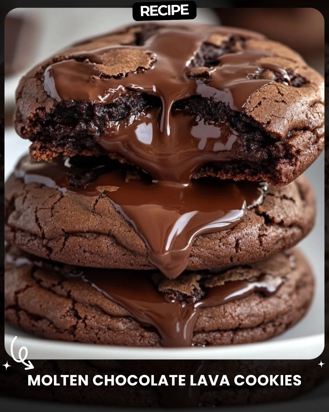 Molten Chocolate Lava Cookies