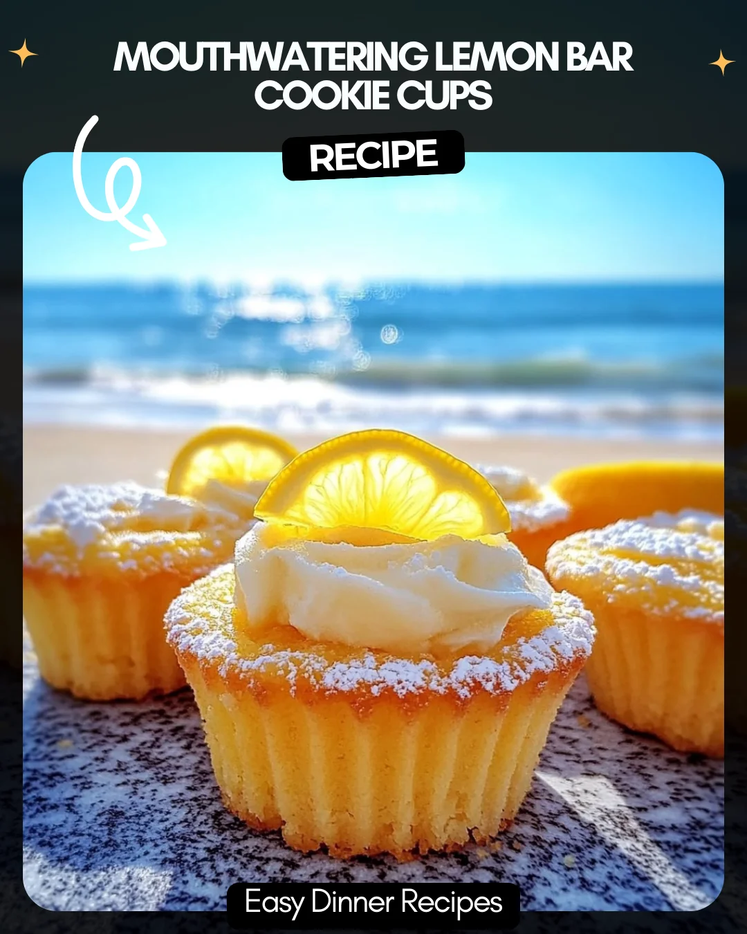 Mouthwatering Lemon Bar Cookie Cups