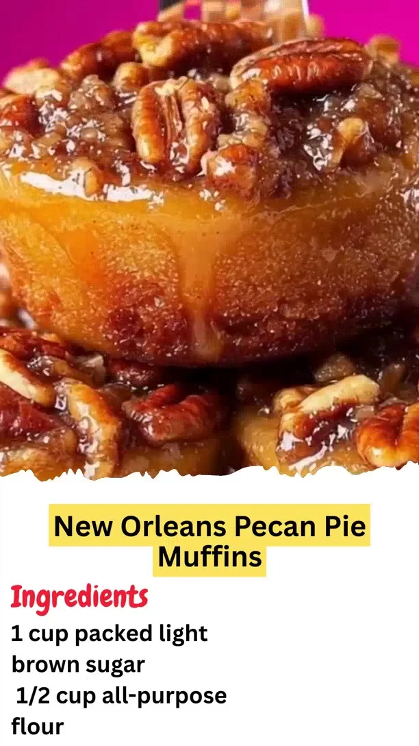 New Orleans Pecan Pie Muffins