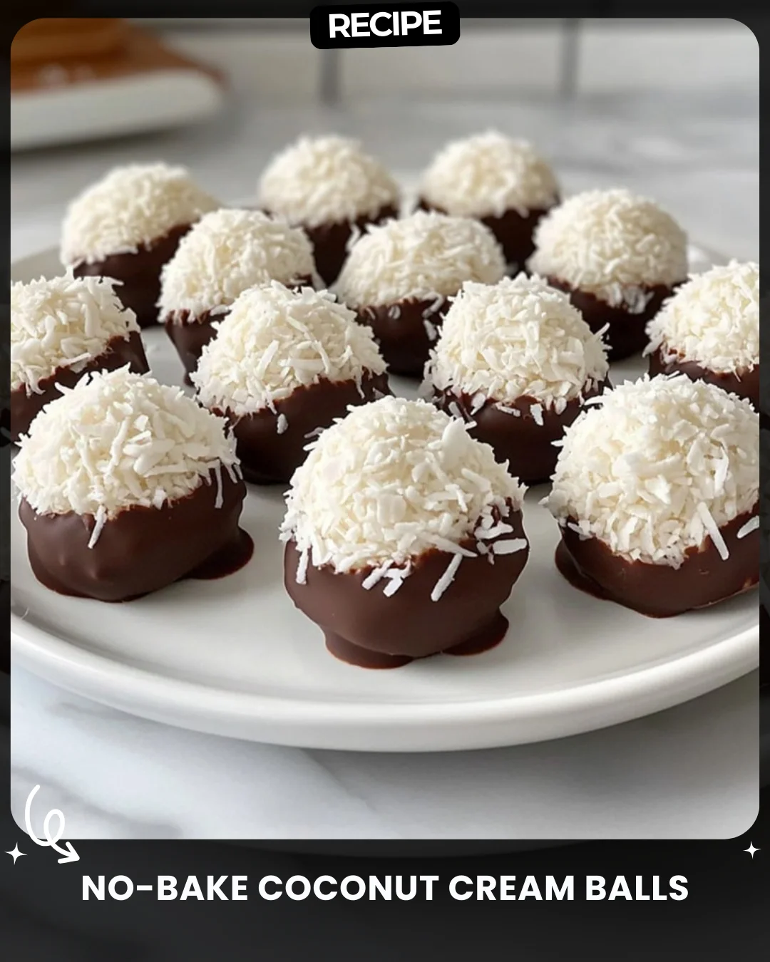 No-Bake Coconut Cream Balls
