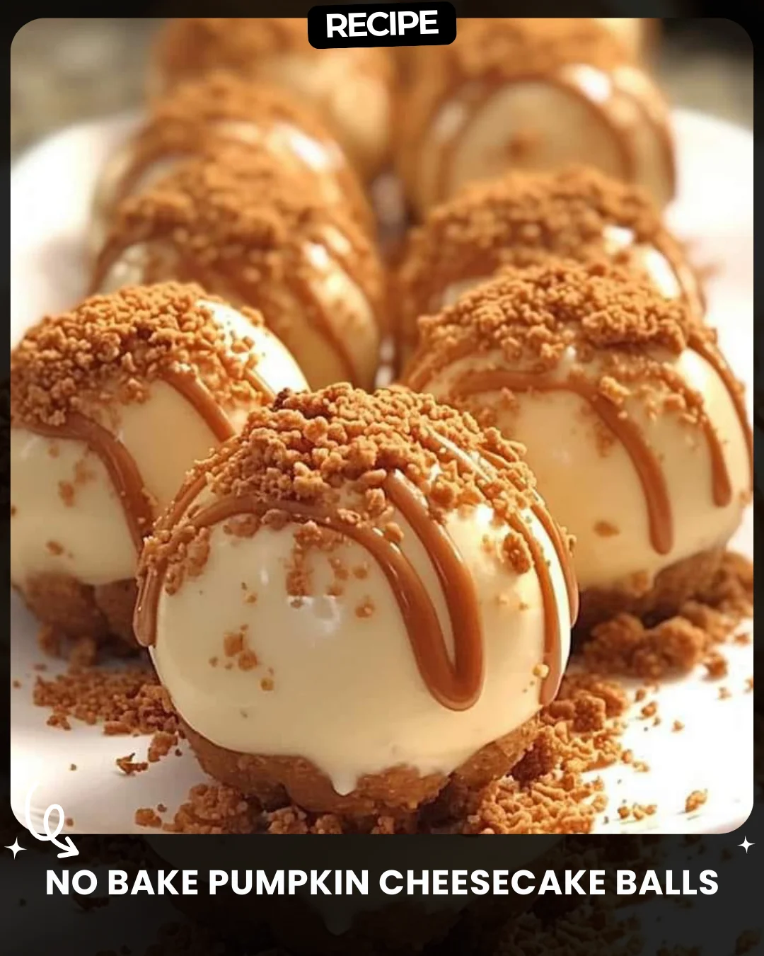 No Bake Pumpkin Cheesecake Balls