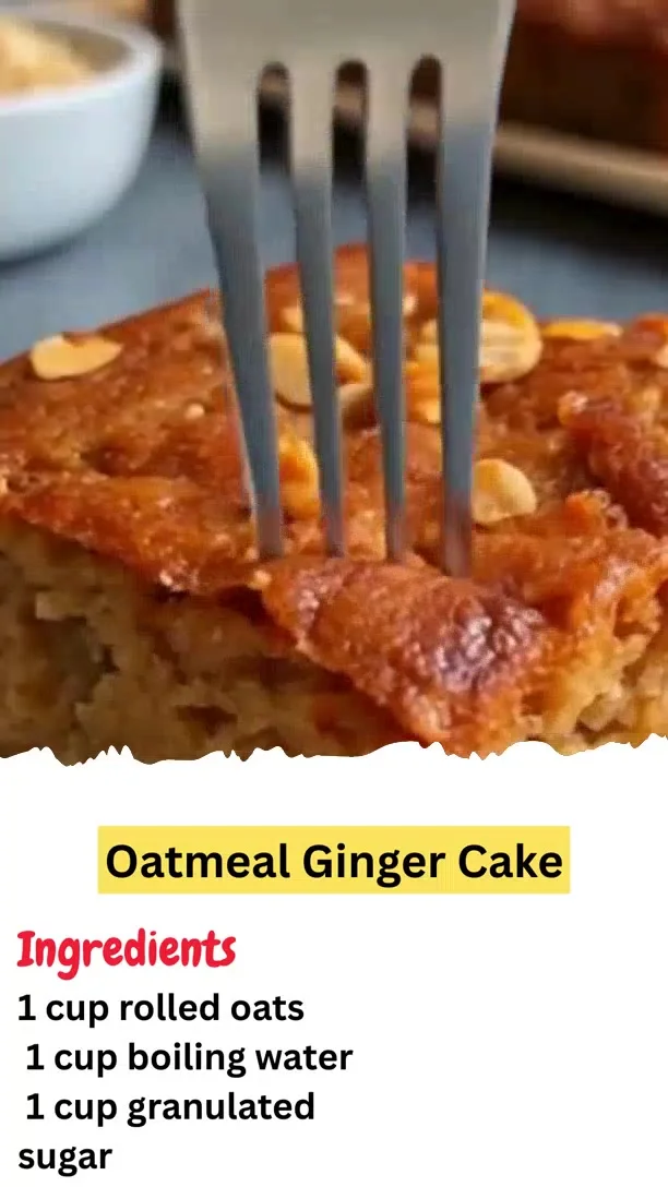 Oatmeal Ginger Cake