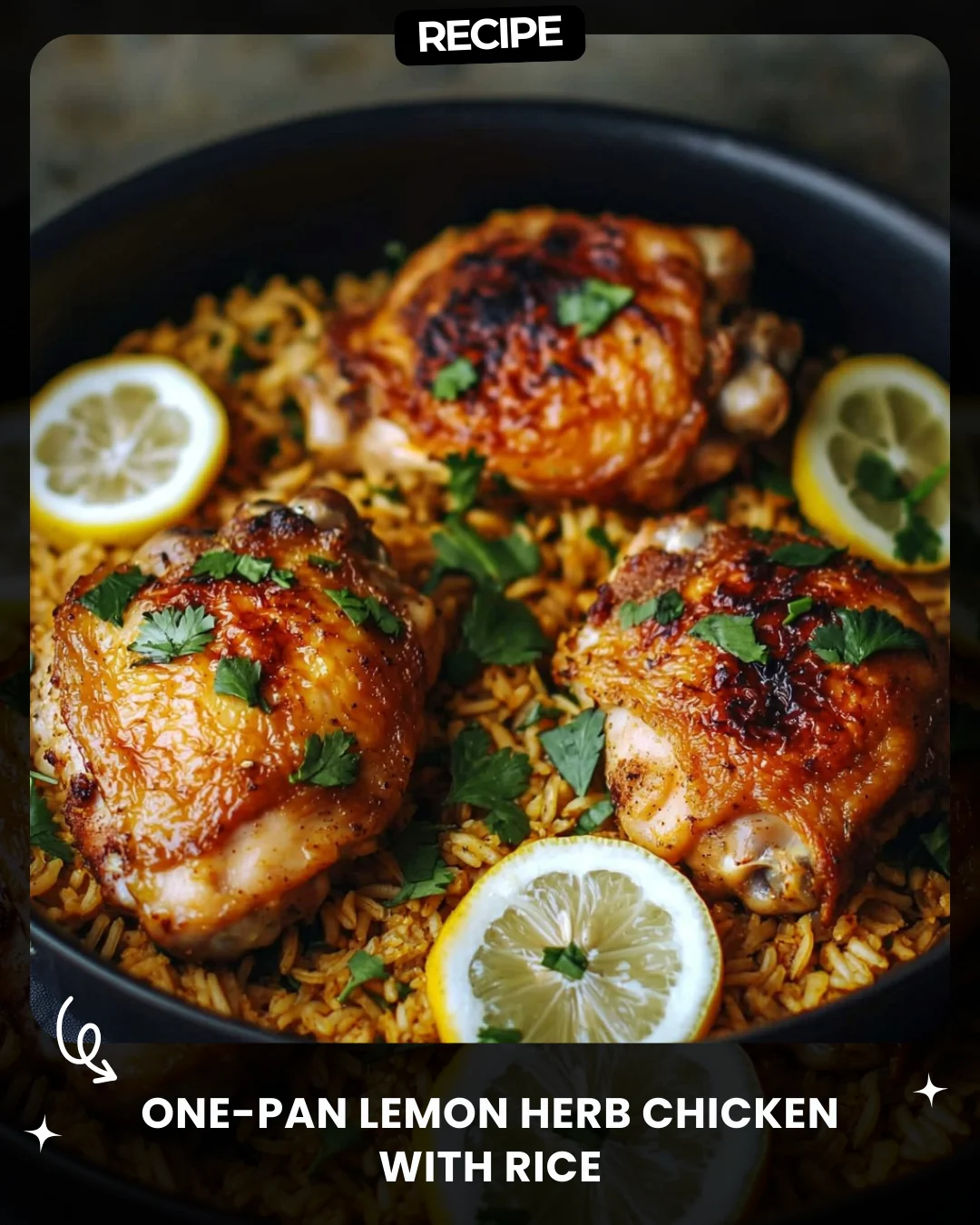 One-Pan Lemon Herb Chicken with Rice