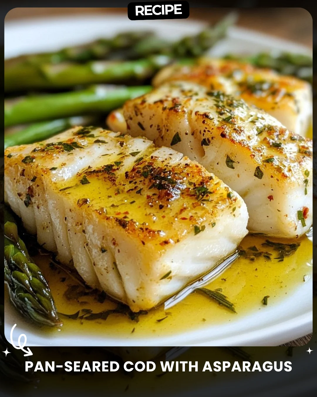 Pan-Seared Cod with Asparagus