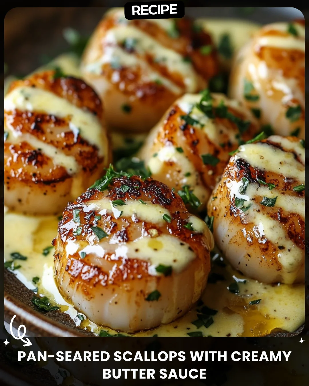 Pan-Seared Scallops with Creamy Butter Sauce
