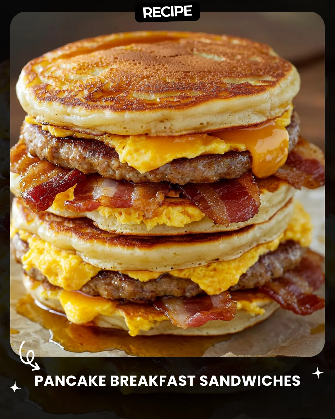 Pancake Breakfast Sandwiches