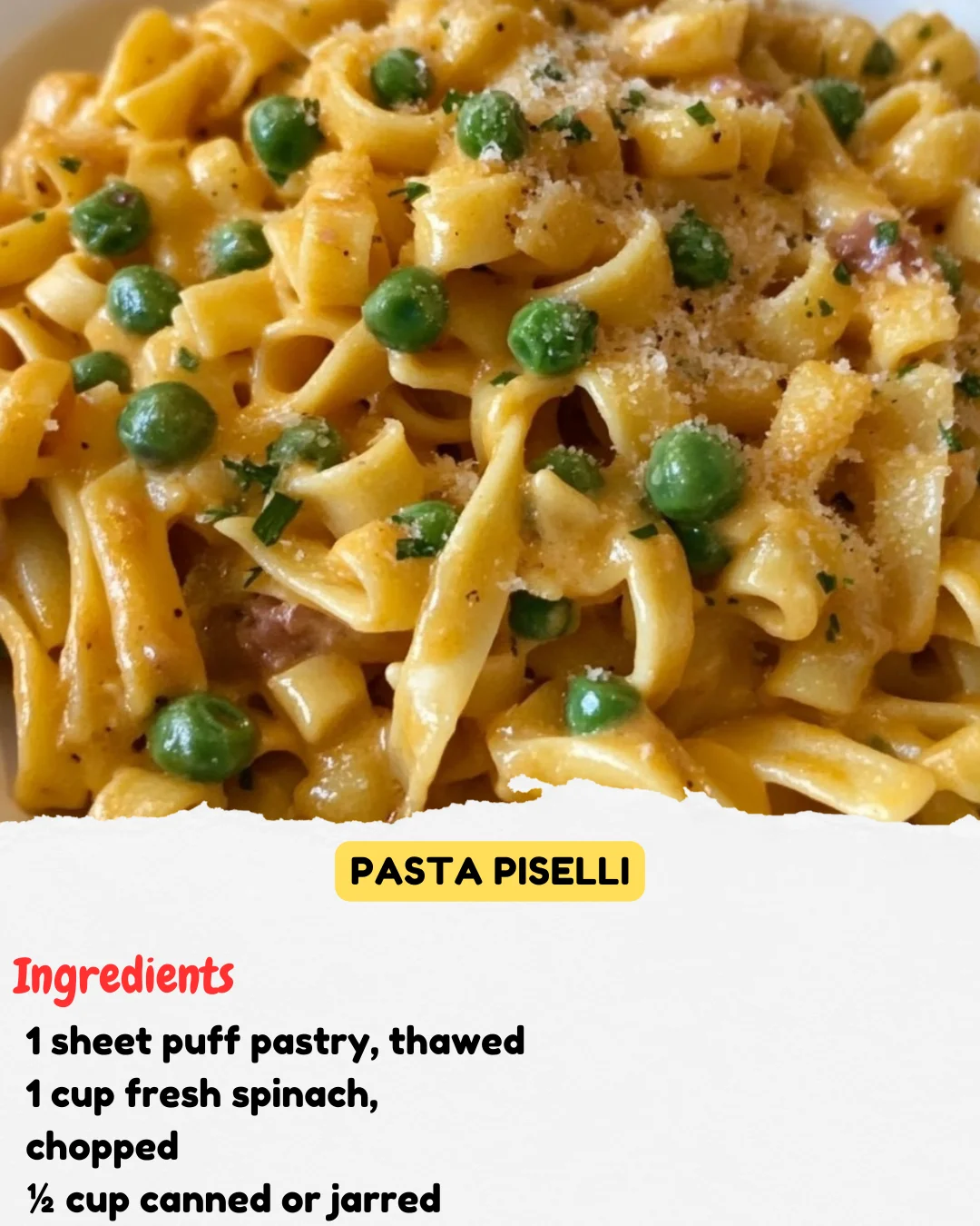 Pasta Piselli
