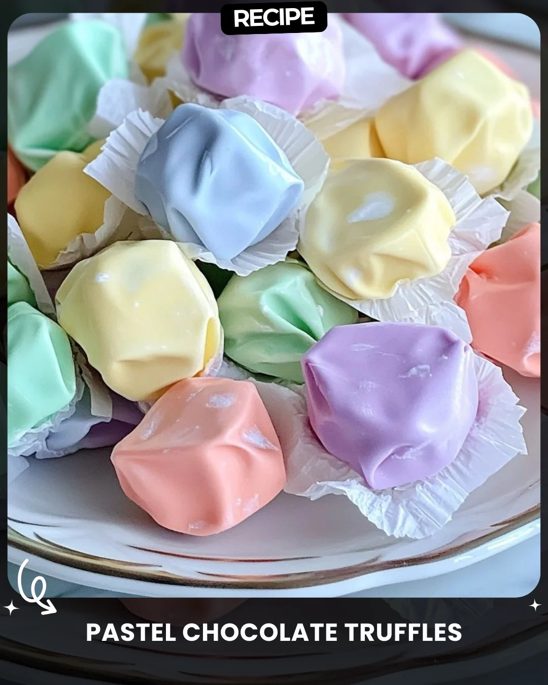 Pastel Chocolate Truffles