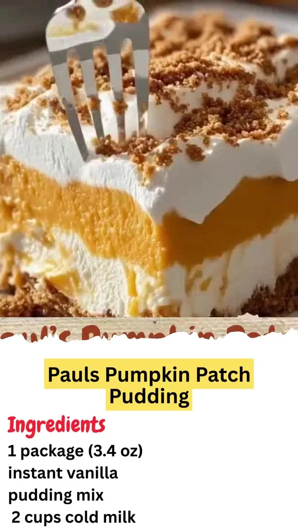 Pauls Pumpkin Patch Pudding