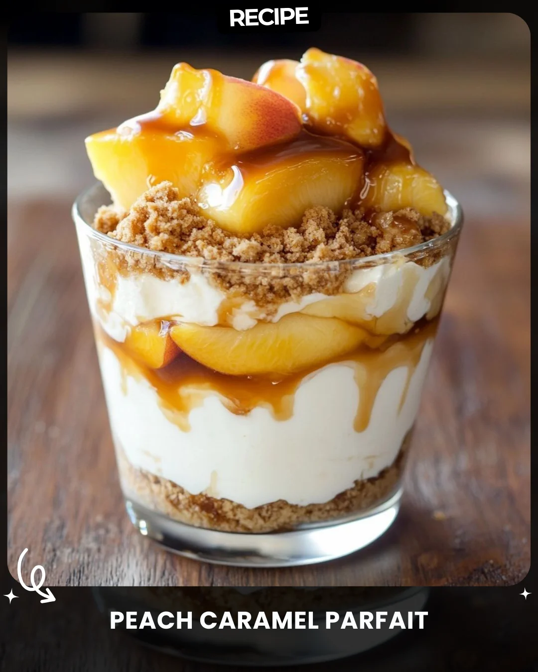 Peach Caramel Parfait