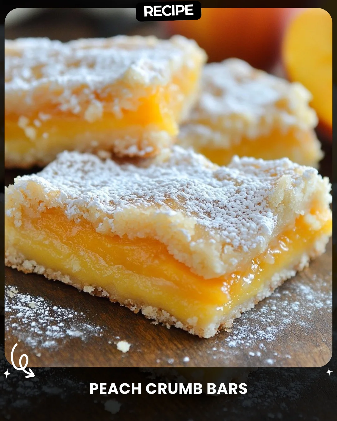 Peach Crumb Bars