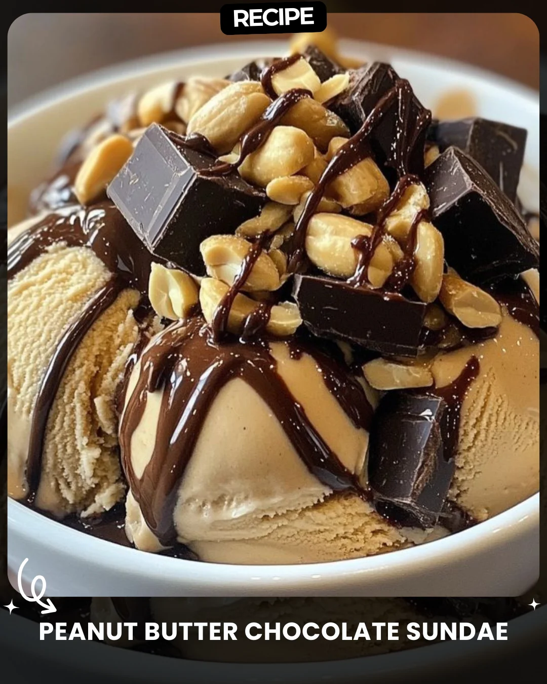 Peanut Butter Chocolate Sundae