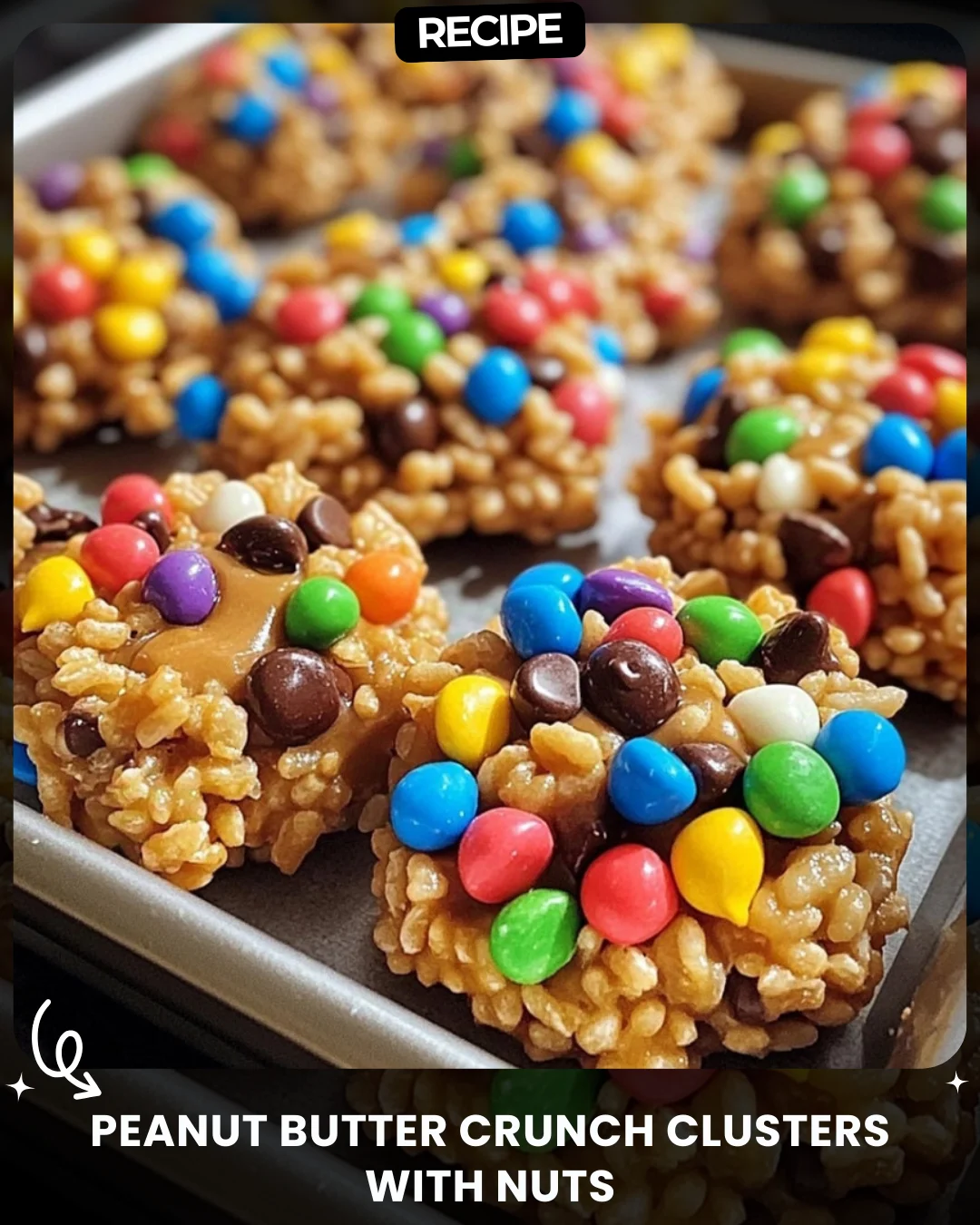 Peanut Butter Crunch Clusters with Nuts