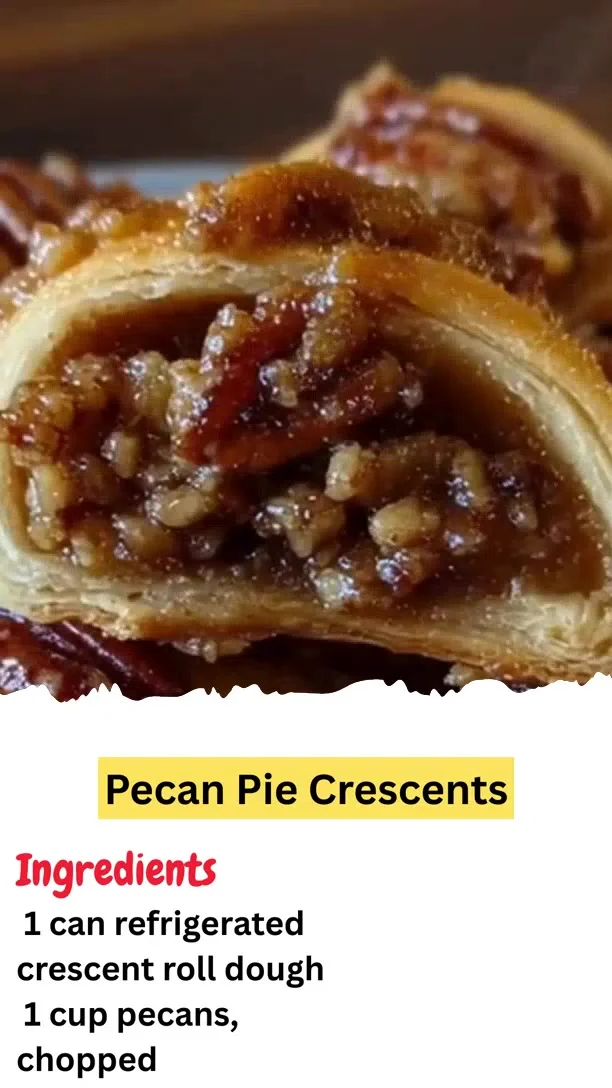 Pecan Pie Crescents
