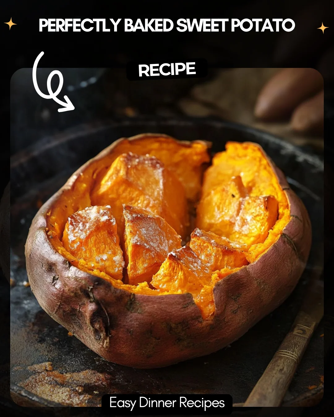 Perfectly Baked Sweet Potato