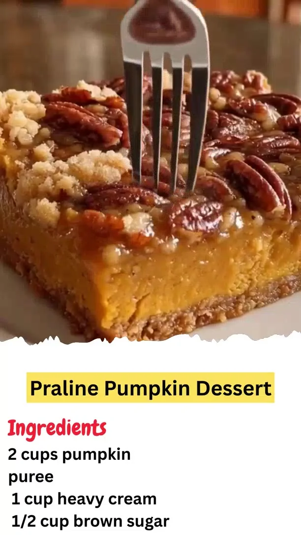 Praline Pumpkin Dessert