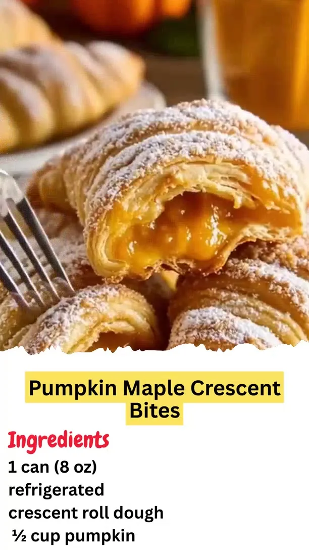 Pumpkin Maple Crescent Bites