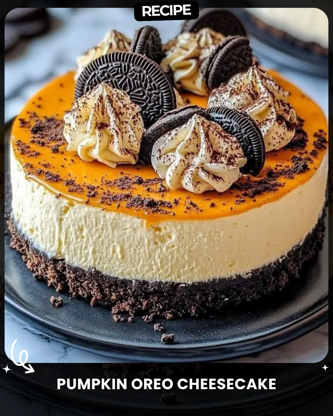 Pumpkin OREO Cheesecake