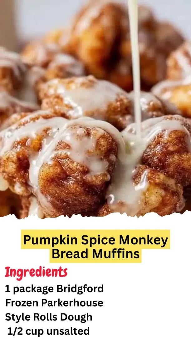 Pumpkin Spice Monkey Bread Muffins