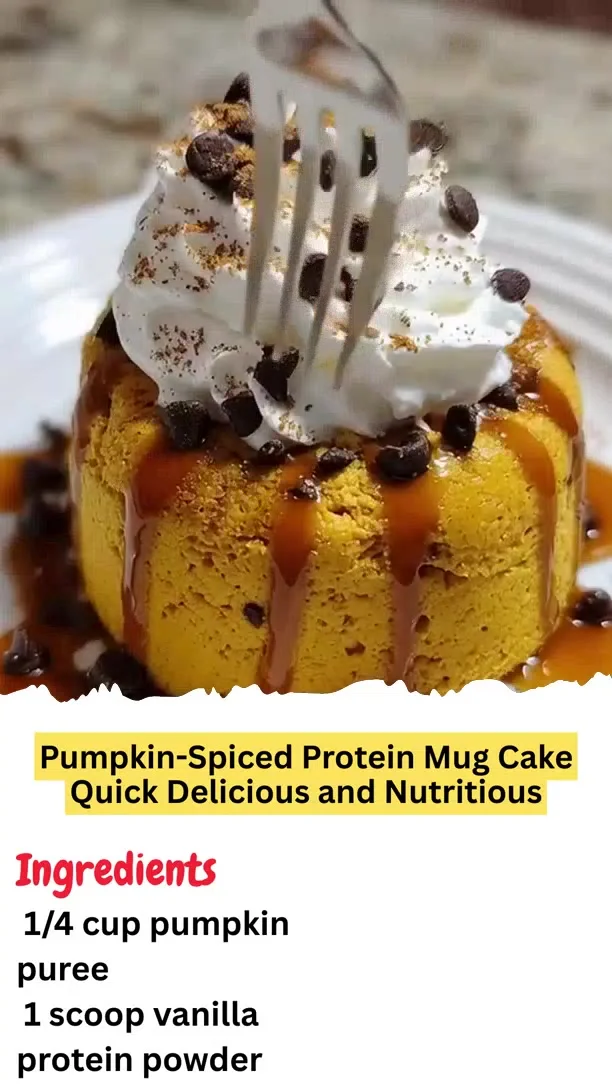 Pumpkin-Spiced Protein Mug Cake Quick Delicious and Nutritious