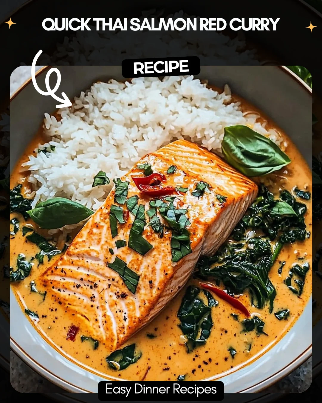 Quick Thai Salmon Red Curry