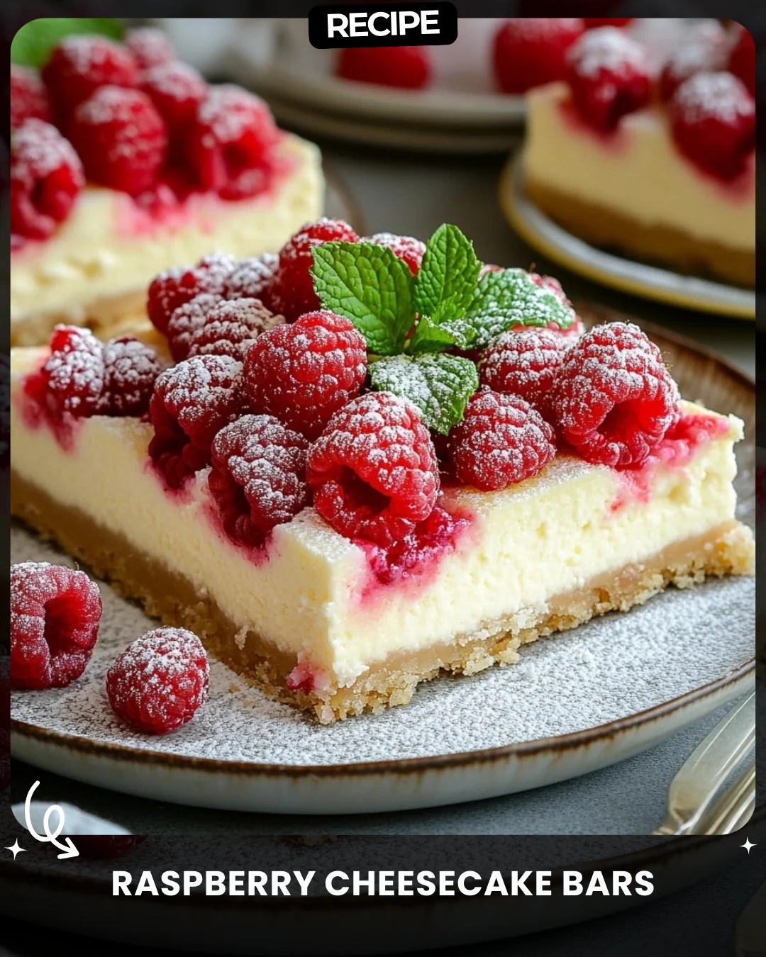 Raspberry Cheesecake Bars