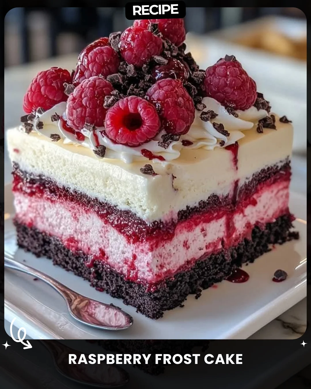 Raspberry Frost Cake