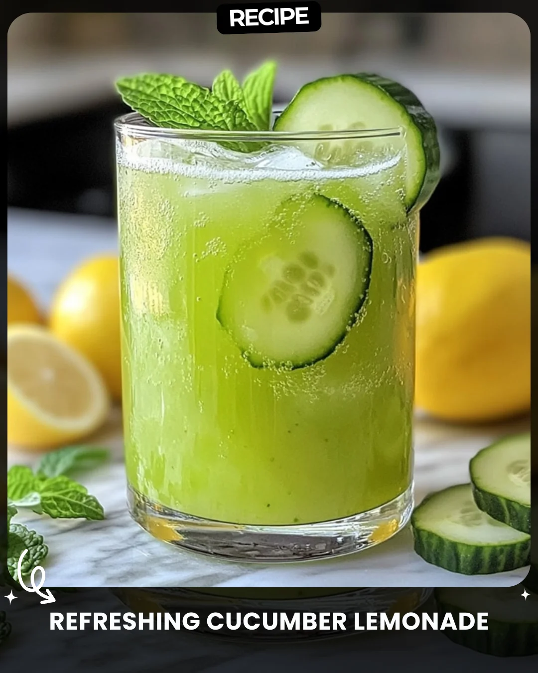 Refreshing Cucumber Lemonade